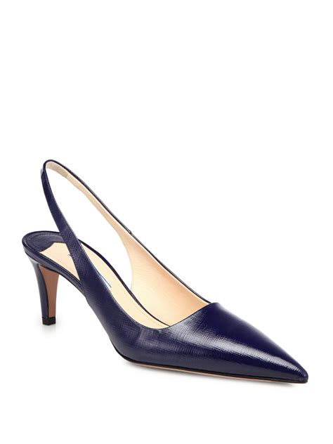 la prada scarpe blu|women's slingback prada shoes.